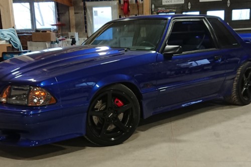 Saleen Clone Foxbody Mustang - Sonic Blue